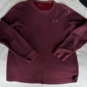 Under Armour Men's Burgundy Crewneck Sweater